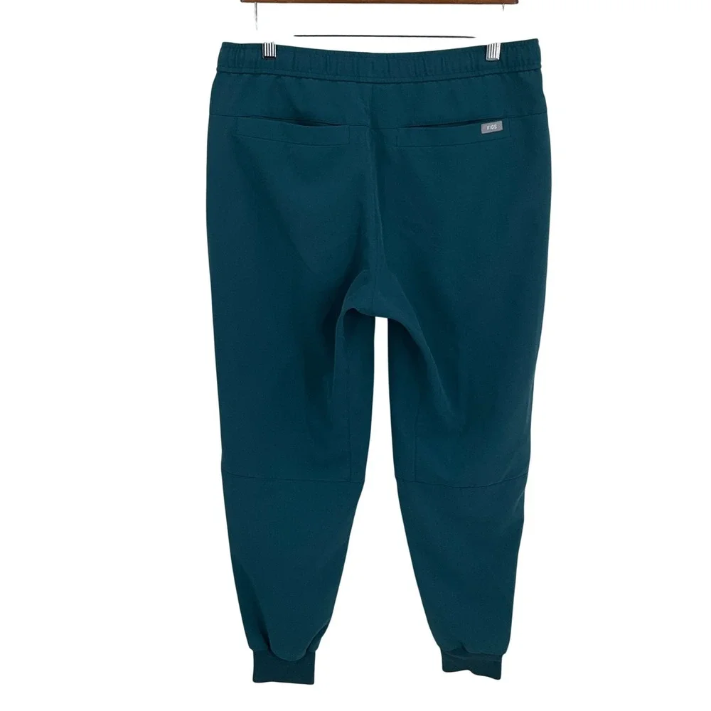FIGS Jogger Scrub Pants Mens M Short Teal‎ Green Technical